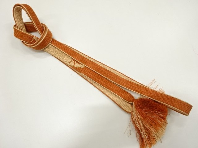 JAPANESE KIMONO / HAND-TIED OBIJIME CORD